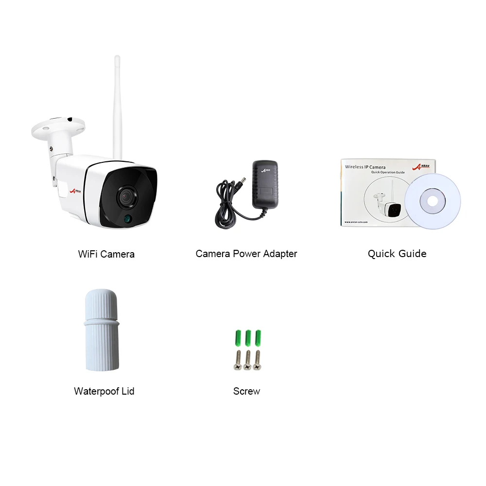 ANRAN wifi умная ip-камера Wi-Fi аудио запись Водонепроницаемая CCTV сеть Домашняя