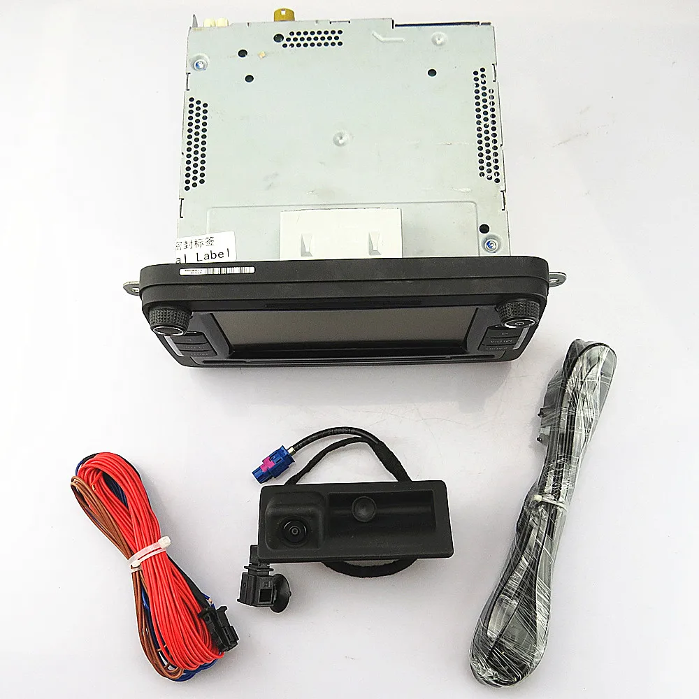 SCJYRXS OEM RCD510 CD-плеер и RGB камера заднего вида и набор проводов для Passat B6 B7 CC Golf MK5 MK6 Beetle CADDY 56D827566A