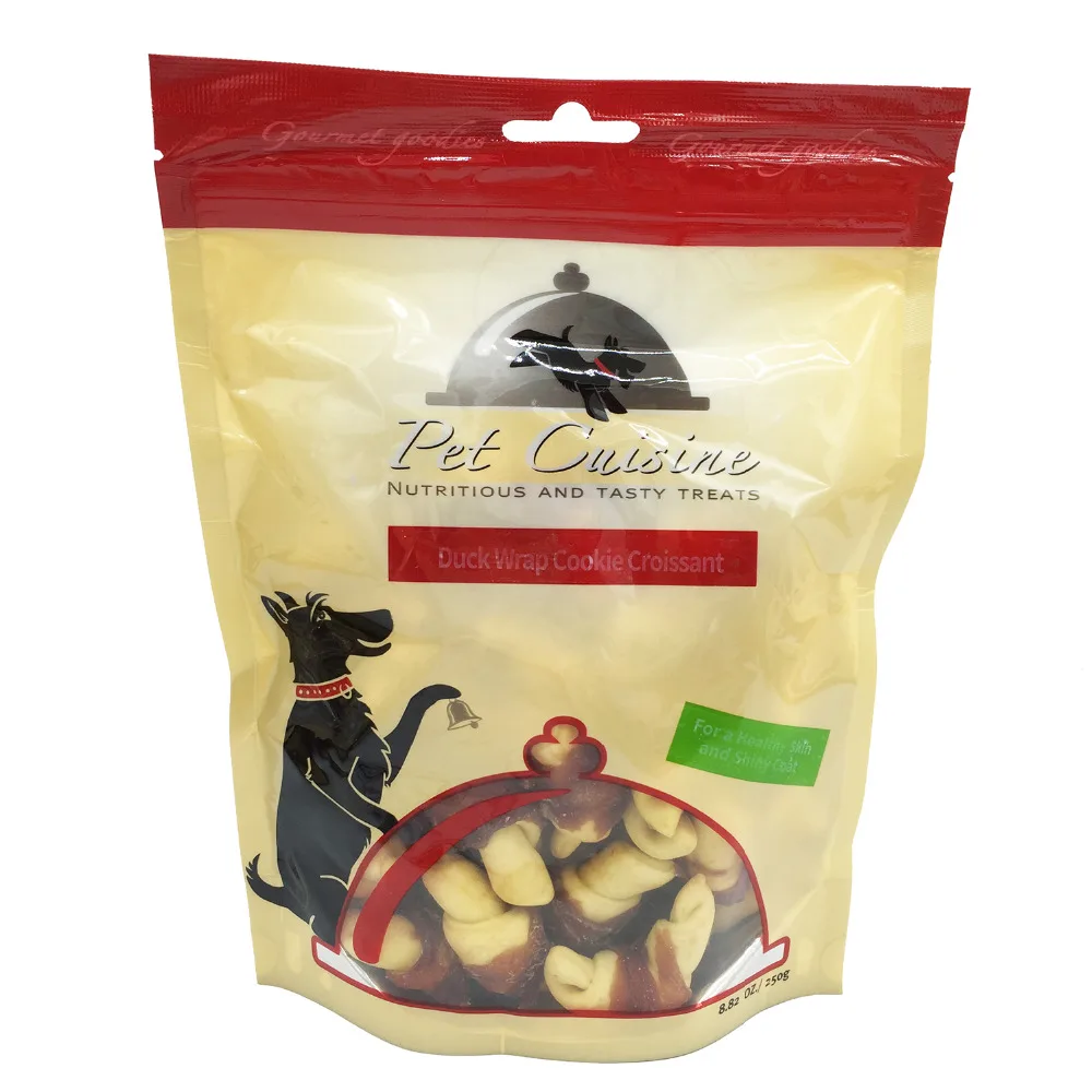 Pet Cuisine Dog Dry Food Puppy Chews Snack Duck Wrap Cookie Croissant 250g*2 Bags | Дом и сад
