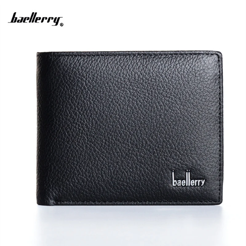 Кошелек Baellerry из натуральной кожи для мужчин бумажники известного бренда