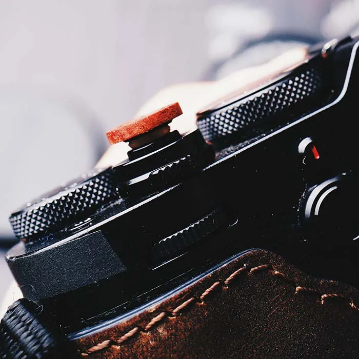 Деревянная кнопка спуска затвора для Fuji XT2 XT10 XT20 X PRO2 X100F FujiFilm|Пульты и триггеры| |