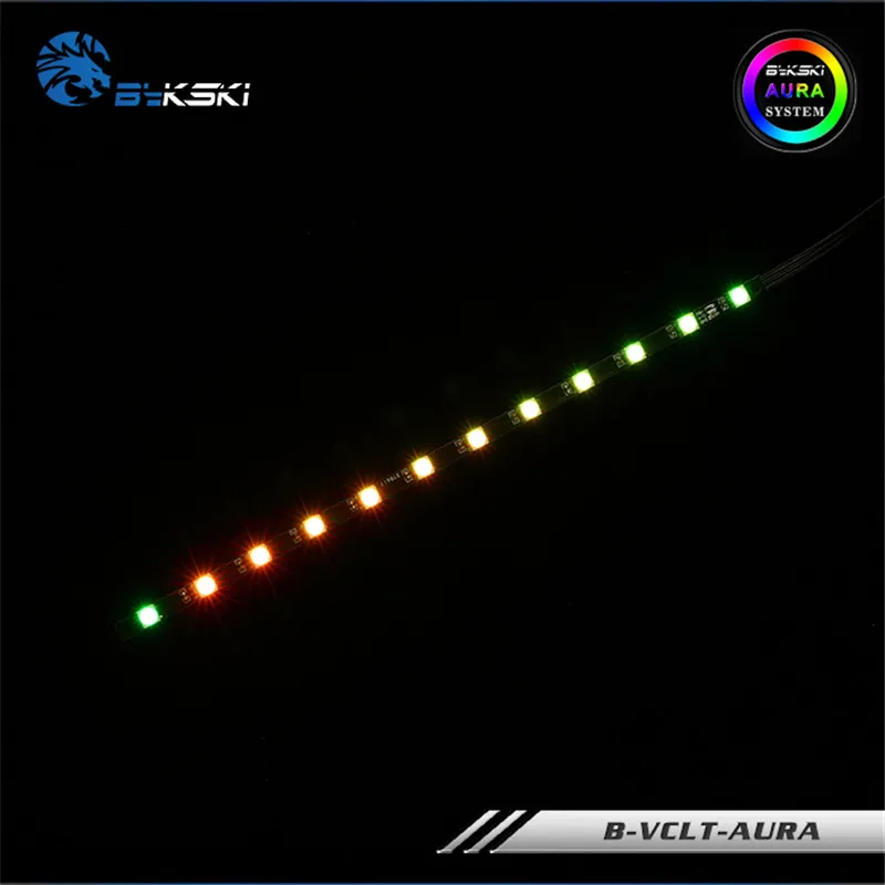 Блок водяного охлаждения Bykski RGB осветительная полоса 5 В или 12 светодиодная