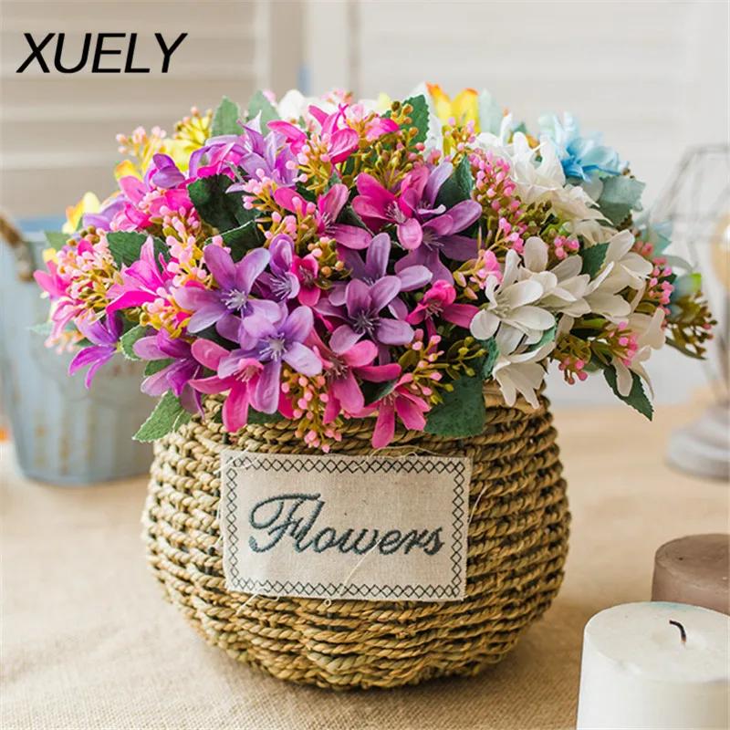 Искусственные Шелковые нарциссы Декоративный букет из искусственных цветов для