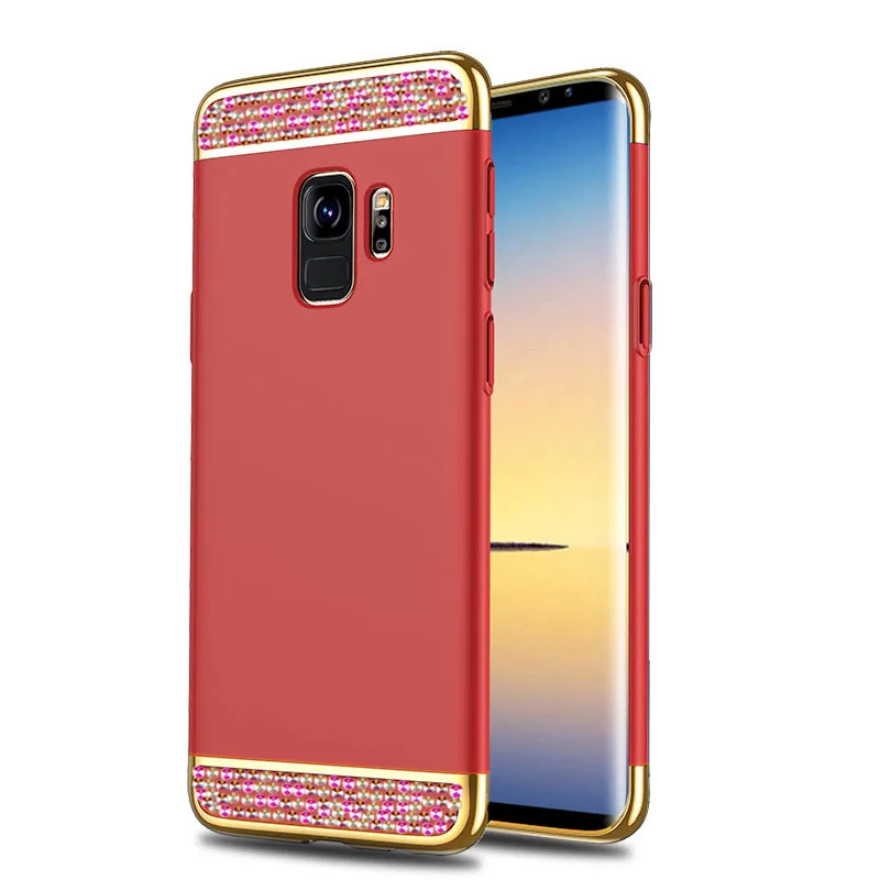Жесткий Кристальный силиконовый чехол для телефона Samsung Galaxy S9 S8 J4 Core J6 Plus J8 A6S A3 2016