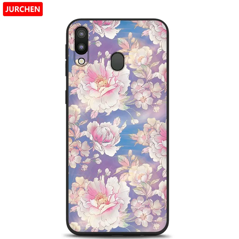 46 JURCHEN милый мультяшный чехол для samsung Galaxy M20 чехол для телефона M205F Силиконовая задняя крышка из ТПУ для samsung M20 Coque Capa 6,3 дюймов - Цвет: 46