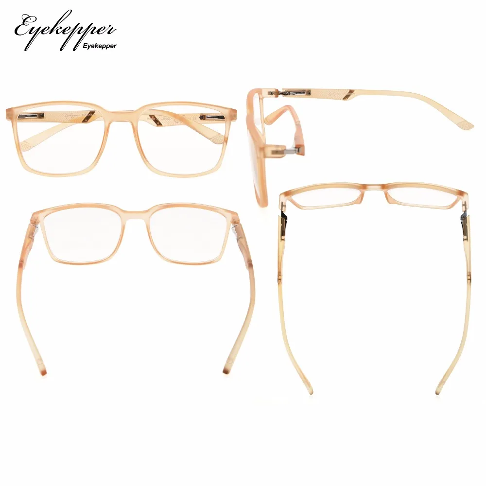 R151-Mix-5pcs Eyekepper 5-Pack большая оправа мужские женские очки для чтения со специальным