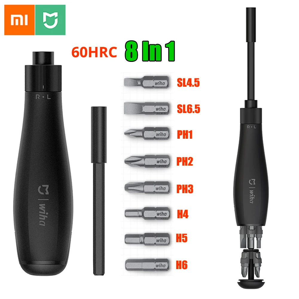 Xiaomi Mijia Wiha 8 в 1 Набор отверток многофункциональные высокоточные картриджи отвертки Инструменты для ремонта умный дом