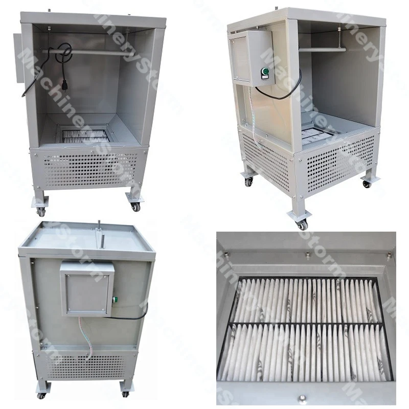 Мини стенд для распыления порошкового покрытия небольших деталей портативная