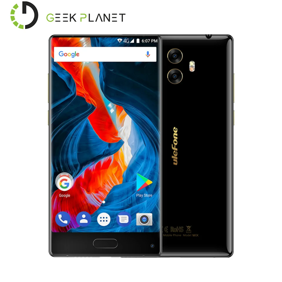 Оригинал Ulefone Mix 4 ГБ Оперативная память 64 Встроенная mtk6750t 1.5 ГГц Octa Core 5.5 дюймов HD