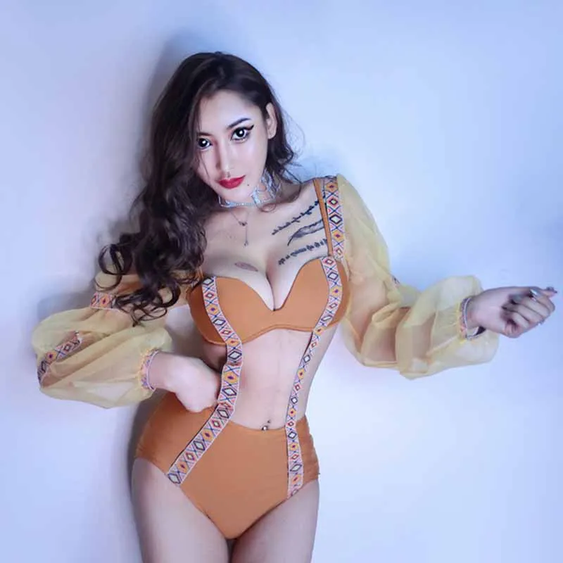 Новый сексуальный женский костюм для ночного клуба Dj танцевальный Взрывные