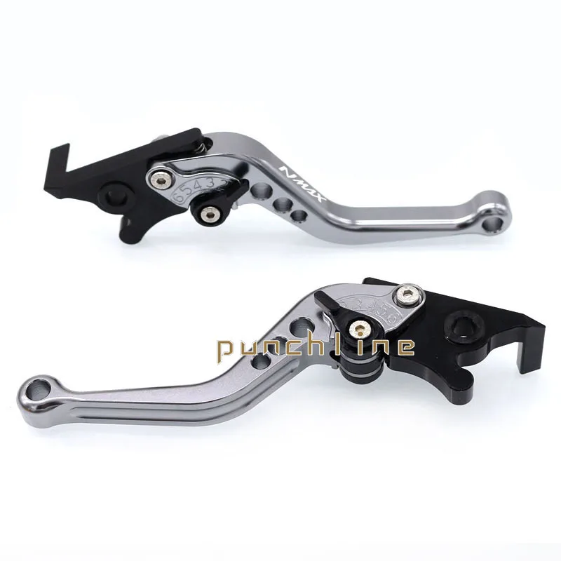 Логотип NMAX для YAMAHA NMAX 155 125 NMAX155 NMAX125 N-MAX 155 125- мотоциклетные алюминиевые Короткие тормозные рычаги 8 цветов