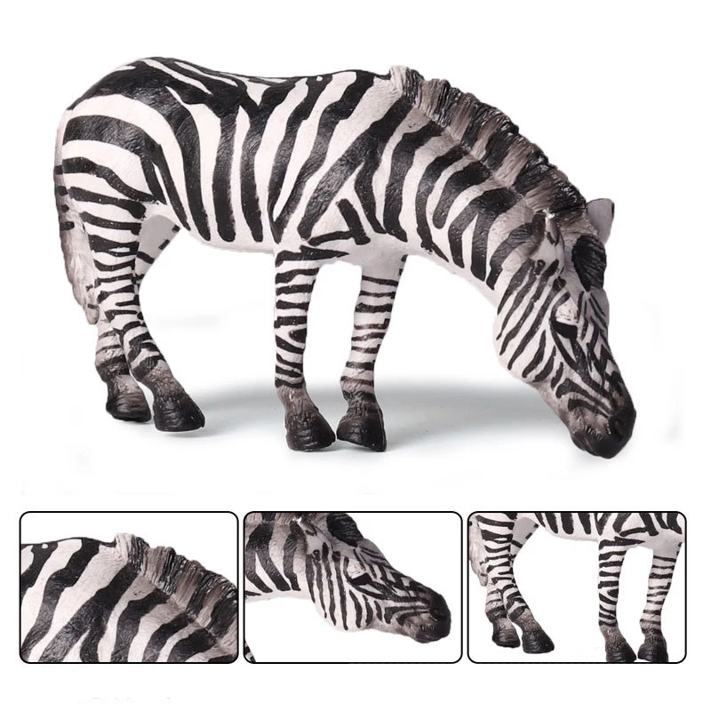 

Экшн-фигурки и игрушки, животные из дикой природы, питьевая Зебра, ПВХ Модель, коллекционная кукла, фигурка, коллекция для детей, подарок для ...