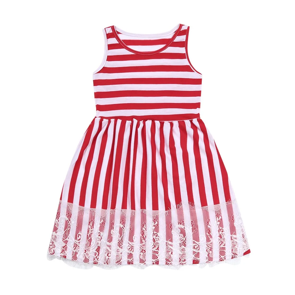 Стильная одежда для всей семьи с принтом в полоску мини платье мамы и дочки