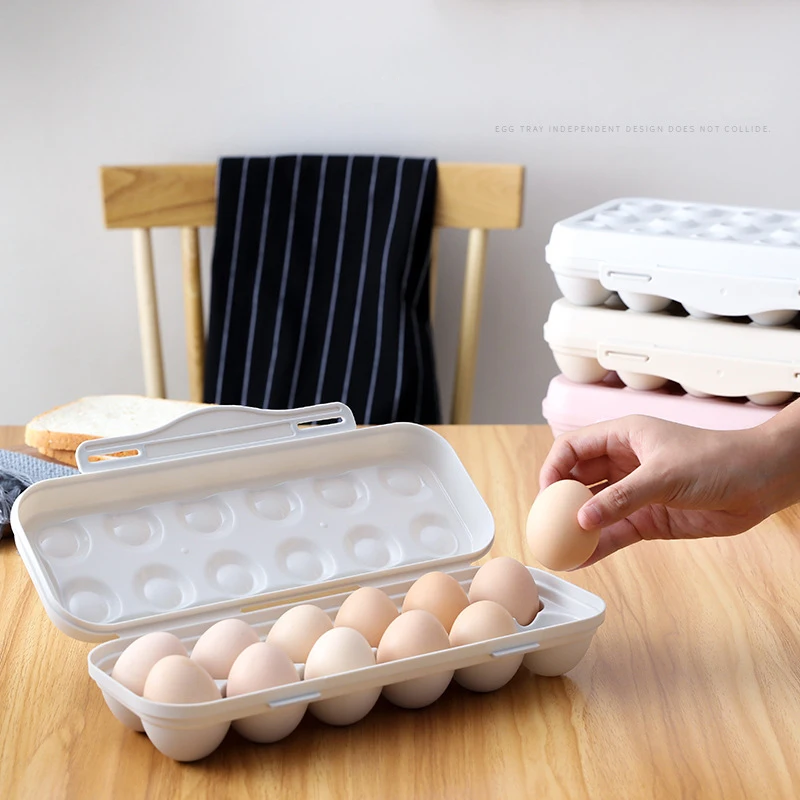Kitchen Egg Storage Box 18 Grid Food Container Organizer Boxes for Plastic Multifunctional Crisper | Дом и сад