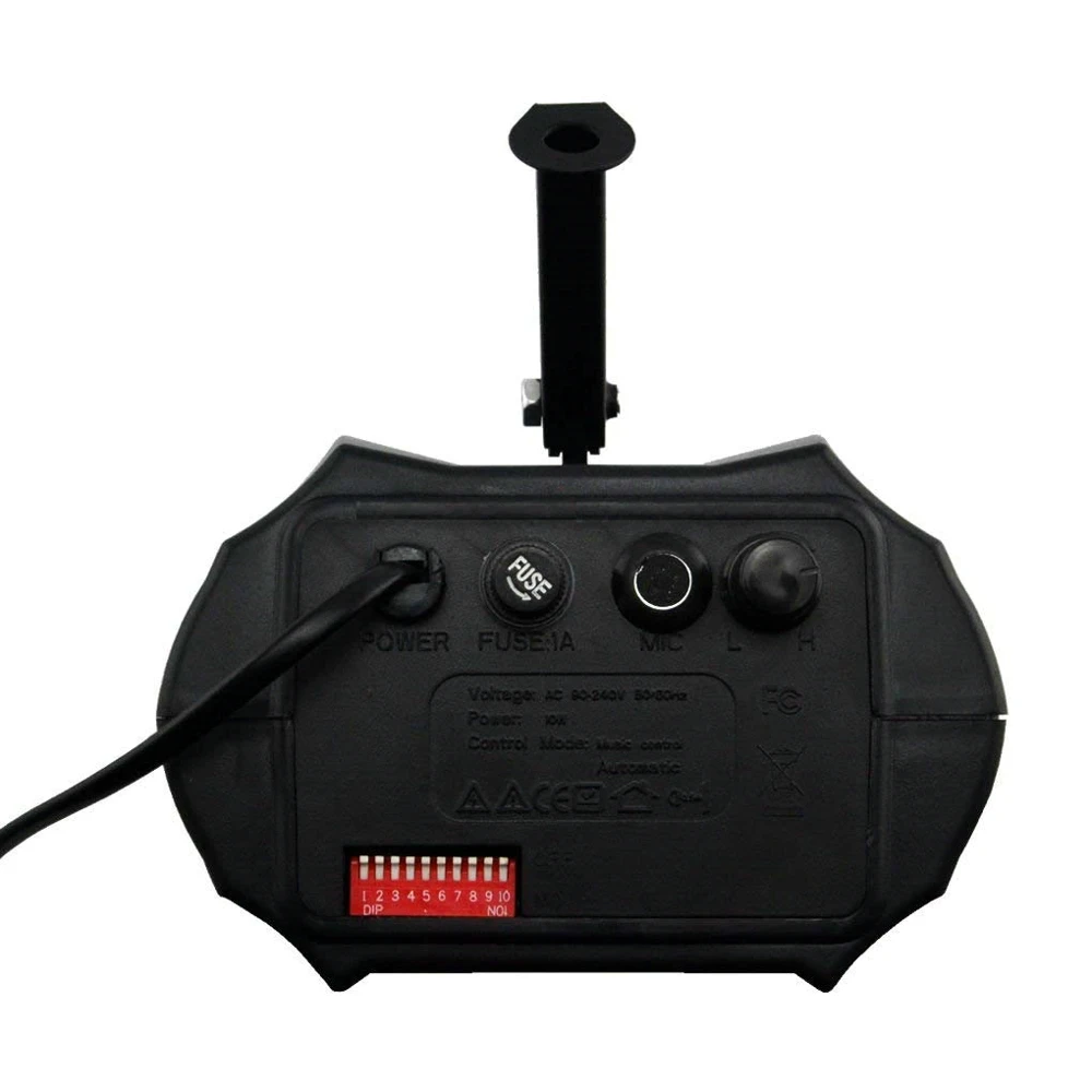 Светодиодный светильник с музыкальным управлением сценический эффект звук