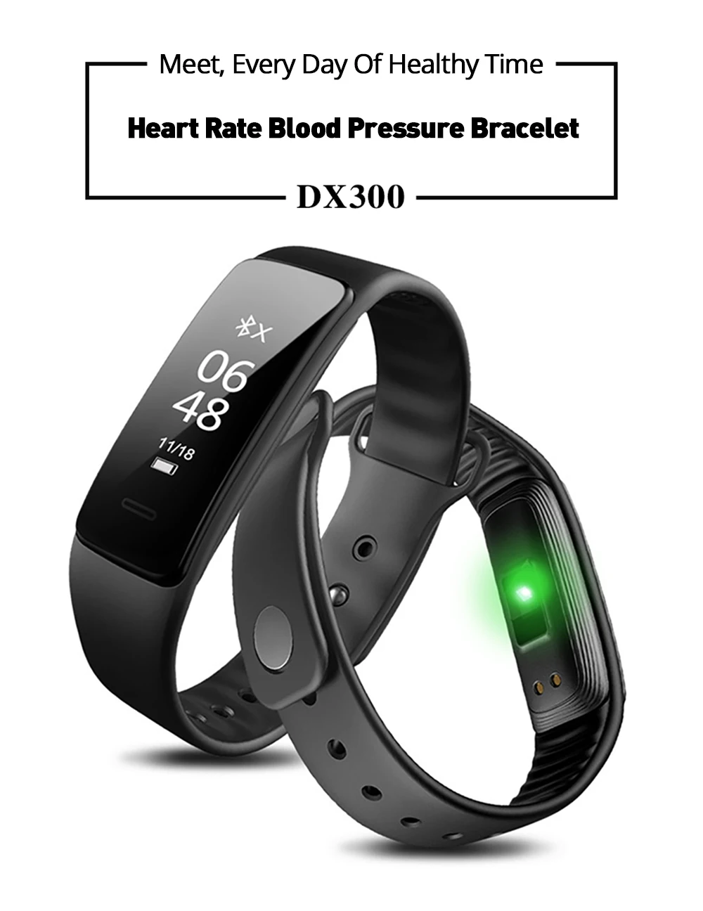 TISHRIC DX300 Фитнес браслет/трекер женщина/Дети/gps smart напульсник SmartBand пульсометр трекер/браслет