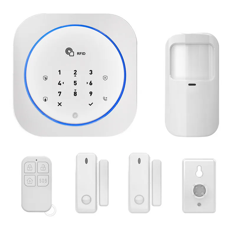 Digoo DG-MAS1 433 МГц беспроводная домашняя система охранной сигнализации наборы смарт GSM DIY домофон сирена детский монитор безопасности IOS и Android APP
