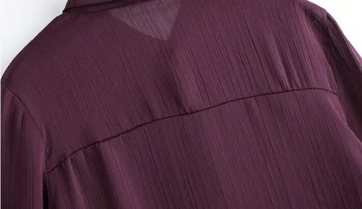 Женская шифоновая блузка с длинным рукавом | одежда