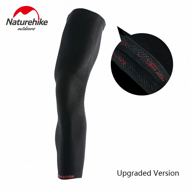 Black-Upgrade Naturehike спортивные Леггинсы для ног компрессионные эластичные гамашинки, поддерживающие дышащие леггинсы для бега, бега, пешего туризма, альпинизма - Цвет: Black-Upgrade