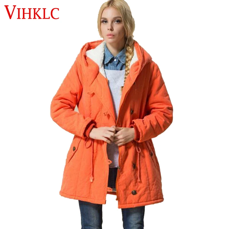 Плюс Размеры Для женщин зимнее пальто с хлопковой подбивкой женская версия