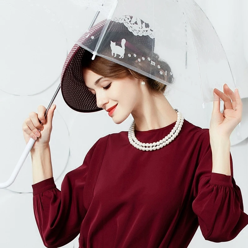 Новое поступление, Женская фетровая шляпа, для взрослых, Британская мода, шерстяная шляпа, для девушек, макияж, платье, шляпа, женская шляпа д... от AliExpress RU&CIS NEW