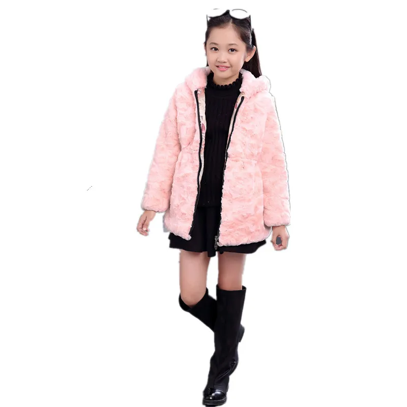 2019 Autumn Winter Baby Girls Cotton Coat Warm Jacket Snowsuit Outerwear For Children Kids Clothes Hooded Overcoats F206 | Детская