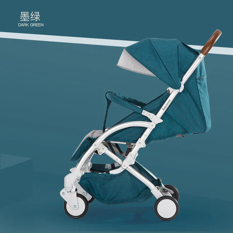 Dark Green BabyThrone Брендовая детская коляска, переносная коляска для путешествий, складная детская коляска, детская коляска на колесиках, 7 бесплатных подарков - Цвет: Dark Green