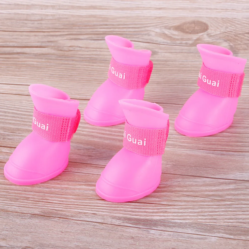 Лидер продаж; летняя обувь для домашних животных; Водонепроницаемая Обувь для дождливой погоды для собак; резиновые сапоги для щенков; Прочная обувь;#245489