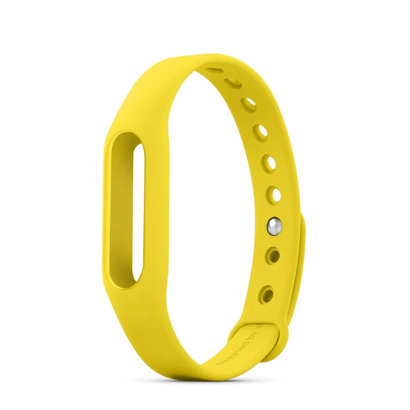 yellow Горячая Распродажа, Xiaomi mi, 1 ремешок, mi Band, 1 s, браслет, mi Band, 1 s, ремешок, mi Band, браслет, Xiaomi mi, ремешок, 1 сменный ремешок - Цвет: yellow