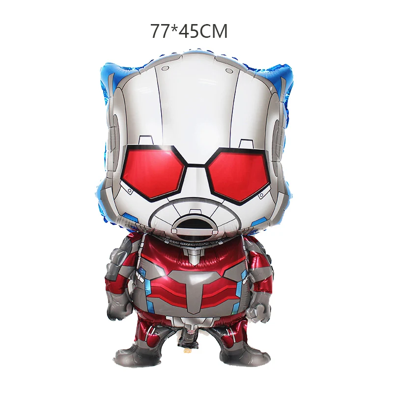 Ant man 85 шт./лот, Супергерой, Мстители, детские украшения для дня рождения, Железный человек, Человек-паук, гелиевые фольгированные шары, детские игрушки, подарок - Цвет: Ant man
