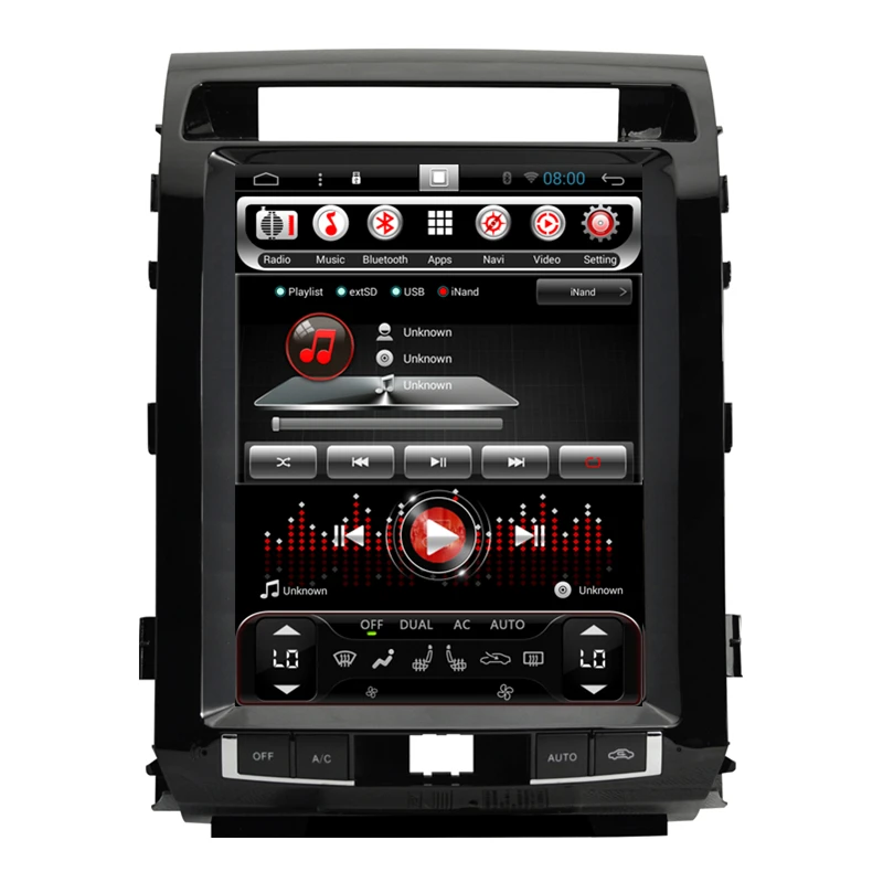 Головное устройство Tesla на Android с вертикальным экраном 12 1 дюйма головное