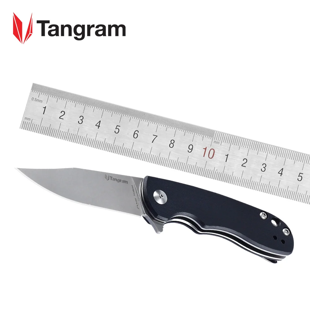 Тактический карманный нож от TANGRAM, складной охотничий нож для повседневного использования, миниатюрный нож-брелок, выкидной нож, нержавеюща...