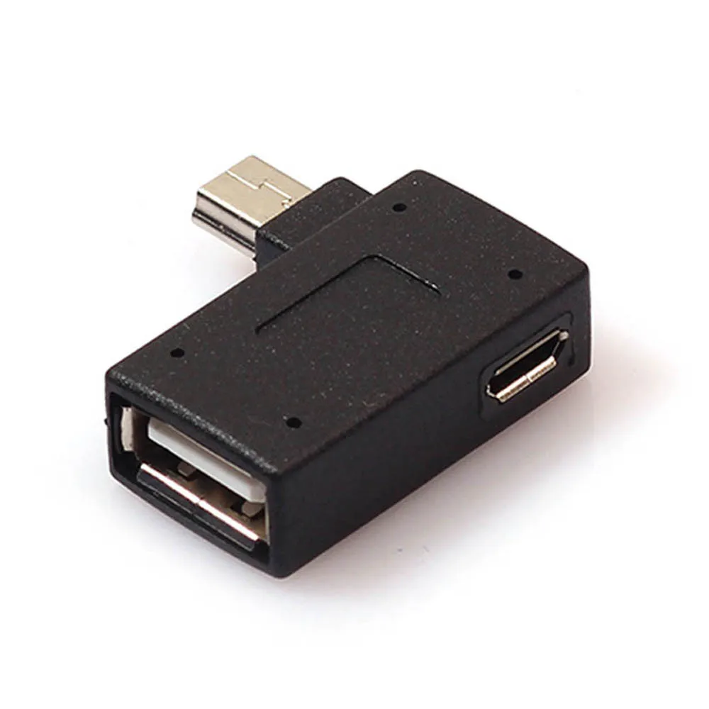Мини USB 2,0 OTG адаптер pvc высокая скорость передачи данных с USB Мощность для сотового телефона Tablet