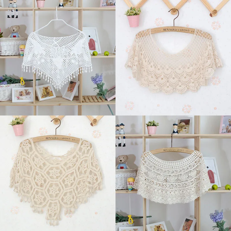 Лето 2017 г. тонкие женские Пляжные Вязаные кружевные полые шаль свадебное болеро