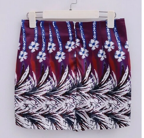 Women floral print beading two pieces suits Dress elegant O Neck short sleeve casual slim dress brand designer QZ953 | Женская одежда