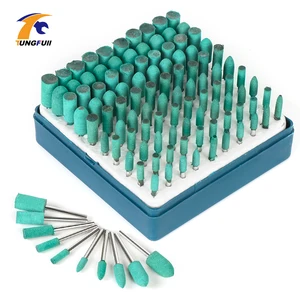 100 шт. шлифовальный камень головка Колеса Dremel инструменты аксессуары абразивный монтируемый камень для роторного инструмента полировка