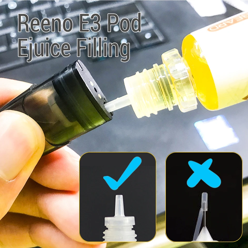 Original Vapjoy REENO E3 Pod System Kit 400mah Battery 2.2ohm 1.5ml Capacity Cartridge Starter Vape Pen | Электроника