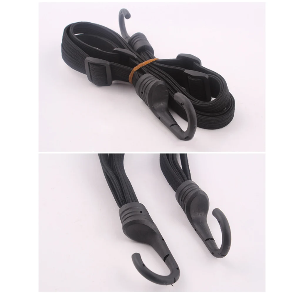 Выдвижные крючки Черная веревка для шлема топливный бак багажник сетка банджи