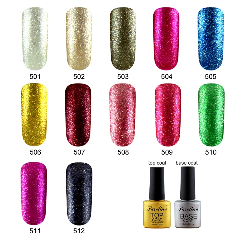 Художественный 3D Блестящий Платиновый золотистый цвет долговечный УФ Гель лак