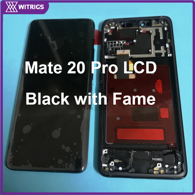 Witrigs для huawei mate 20 Pro ЖК-дисплей с сенсорным экраном с рамкой дигитайзер сборка для mate 20 pro