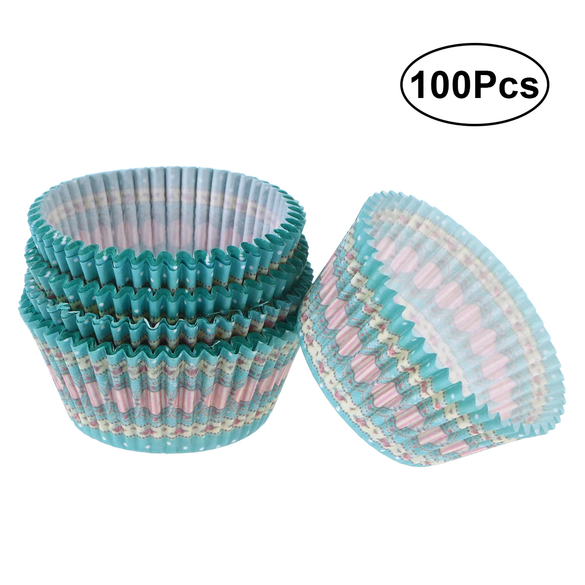 100 шт. Бумажные Формочки для кексов и маффинов|Формы тортов| |