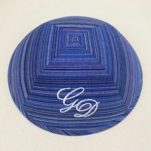 Вышивка и отпечаток для 19 см атласная Kippot Kippa yarmulke Kipa еврей Кепка kippah kullies Beanies еврей шляпа-Кепка с черепом