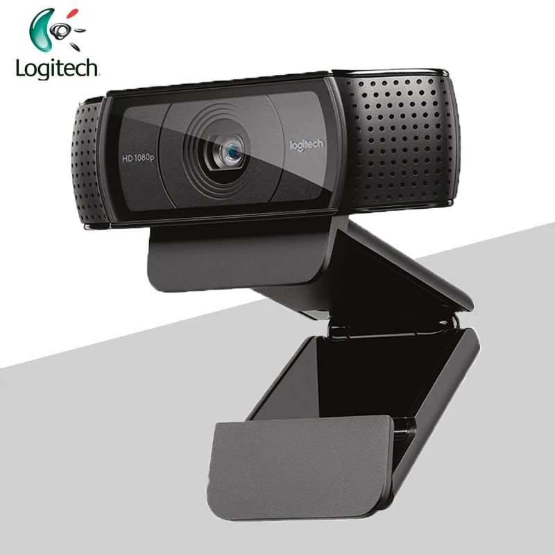 Logitech C920E HD 1080 P Веб камера с автофокусом Full видео звонок стерео аудио Поддержка