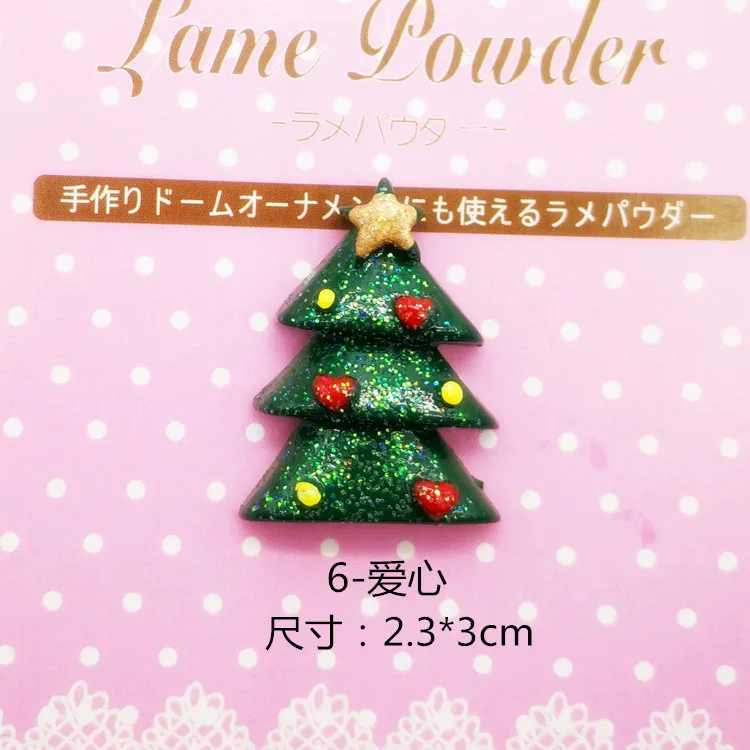 7 шт./лот подвески для слайма Рождественская елка полимерный слайм наполнитель