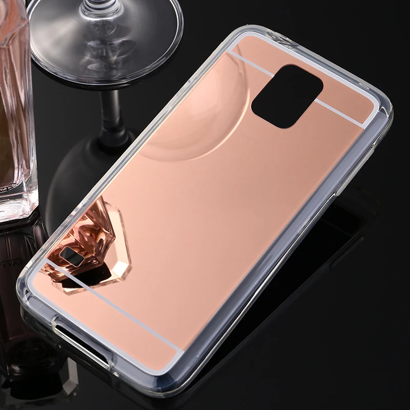 Зеркальный чехол для Samsung Galaxy S5 i9600/S5 Mini G800 чехлы телефонов задней панели из