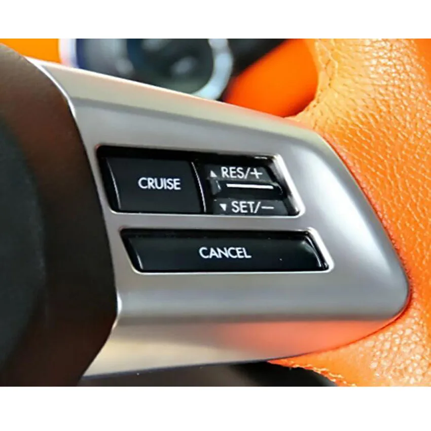 Кнопка на руль автомобиля для Subaru XV Crosstrek наклейки рамку аксессуары стайлинга 2