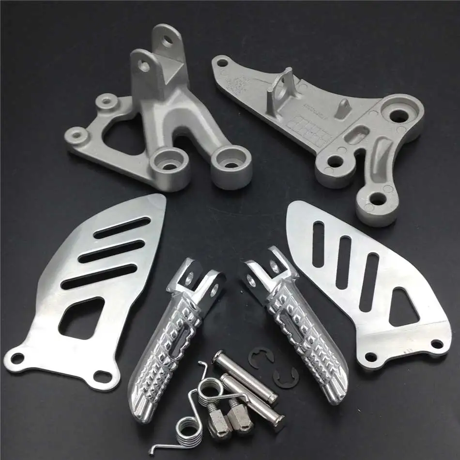Передняя опора для ног мотоцикла 06 10 Suzuki GSXR600 GSXR750 K6 K8 2006 2010 07 08 09 черный|Подставки
