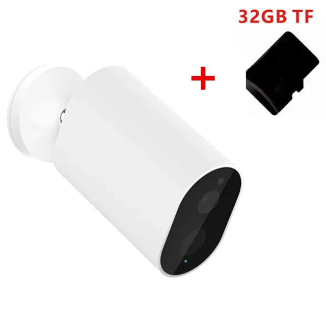 Add SD Card Xiaomi Mijia смарт-камера батарея шлюз CMSXJ11A 1080P 120 градусов F2.6 AI Humanoid обнаружения IP Беспроводная камера s Cam - Цвет: Add SD Card
