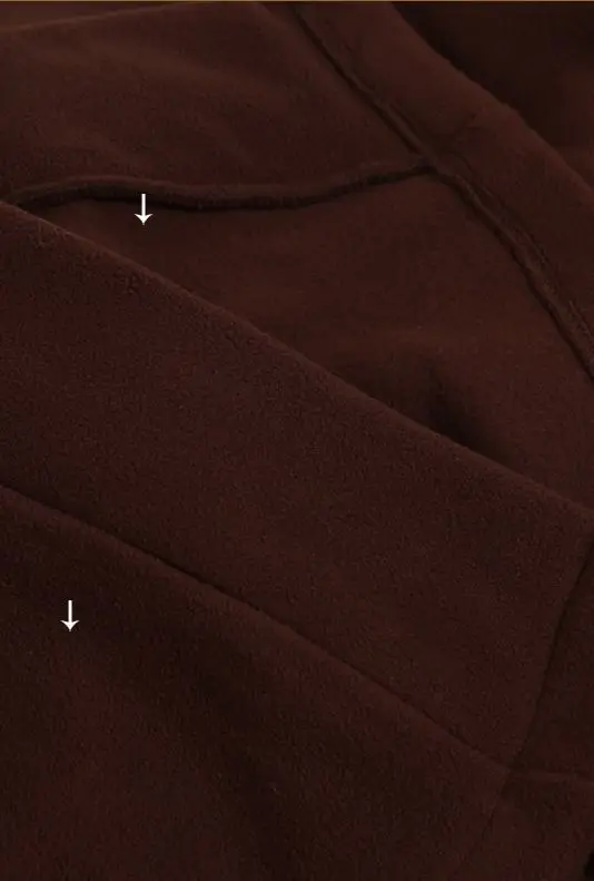 Теплый плащ унисекс для медитации флисовая одежда коричневого/синего цвета