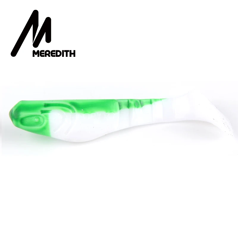 Силиконовые приманки для рыбалки MEREDITH, Релакс, копыто, 8,5 см, 6,8 г, 8 шт. в наборе, 3 снасти для хищников, мягкие пластиковые джиг-головки, приманки для ловли щуки - Цвет: C